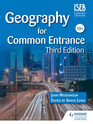 cover image of Geography for Common Entrance